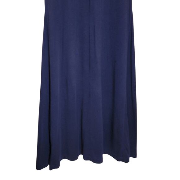 Ralph Lauren Waffle Knit Henley Dress Navy Blue A Line Short Sleeve Summer Small - Picture 11 of 16